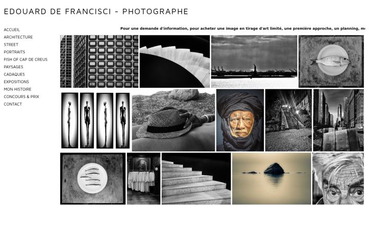 Screenshot of edouard-de-francisci.com