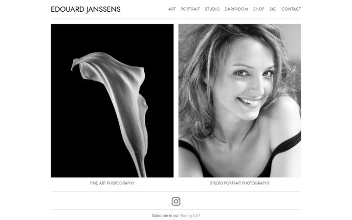 Screenshot of edouardjanssens.com