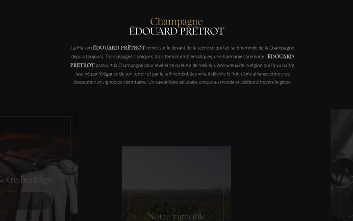 Screenshot of edouardpretrot.com