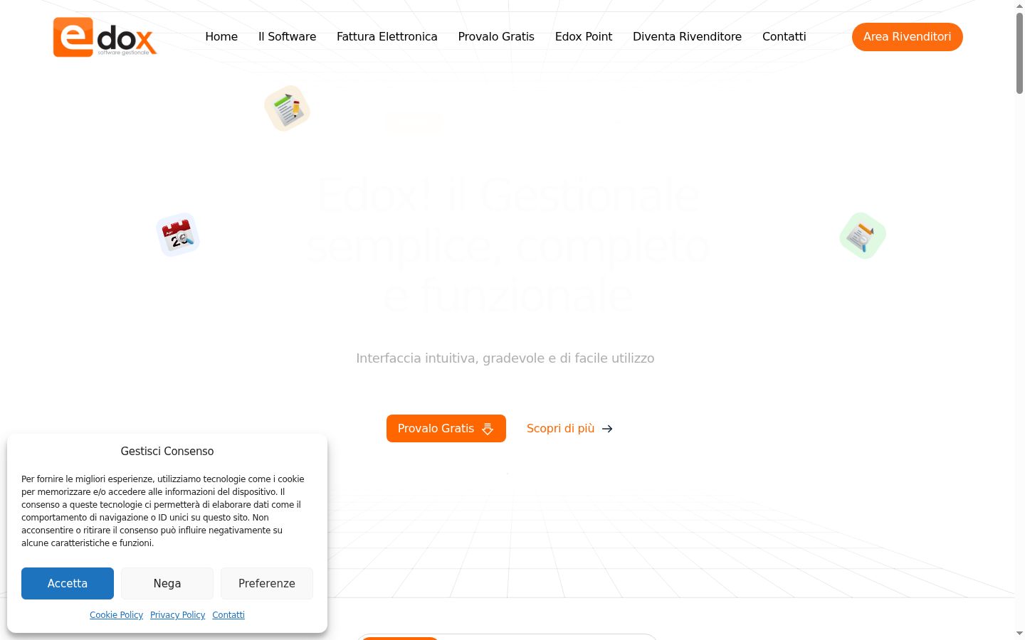 Screenshot des Einwilligungsbanners vor jeglicher Interaktion
