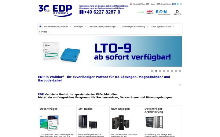Screenshot of edp-archiv.de