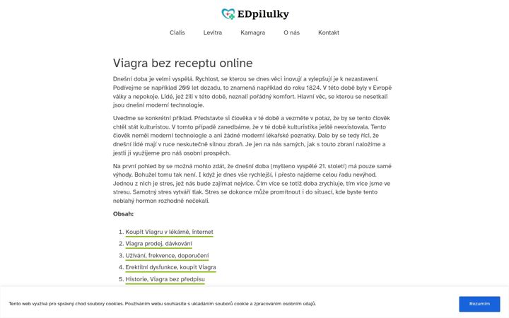Screenshot of edpilulky-cz.com