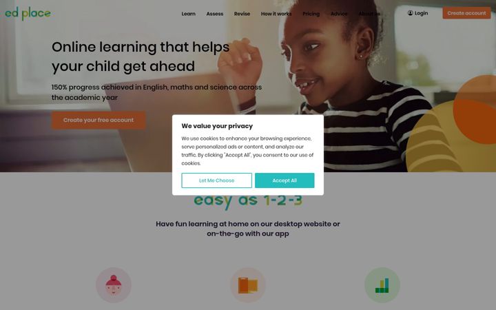Screenshot of edplace.com