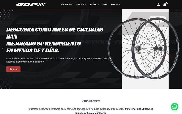 Screenshot of edpracing.es
