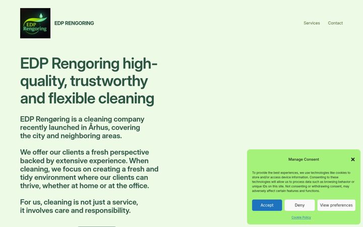 Screenshot of edprengoring.dk
