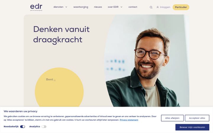 Screenshot of edrcreditservices.nl