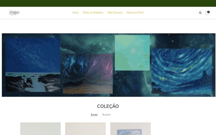 Screenshot of edrineart.com.br