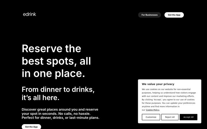 Screenshot of edrink.gr