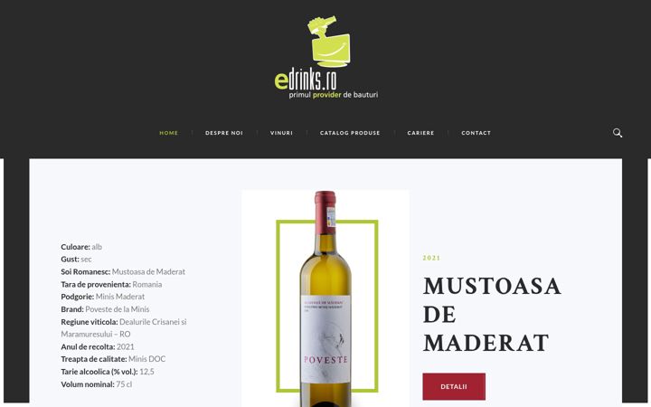 Screenshot of edrinks.ro