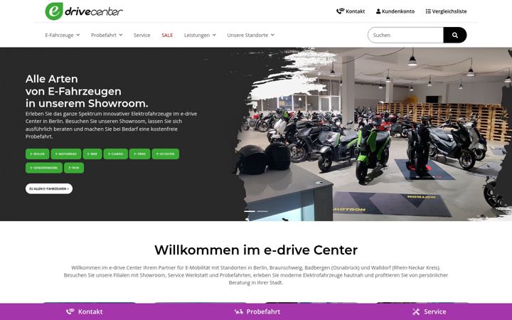 Ekrano kopija edrivecenter.de