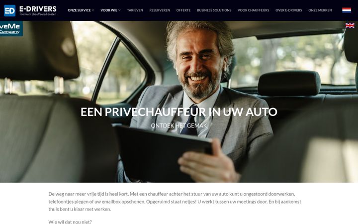 Skærmbillede af edrivers.nl