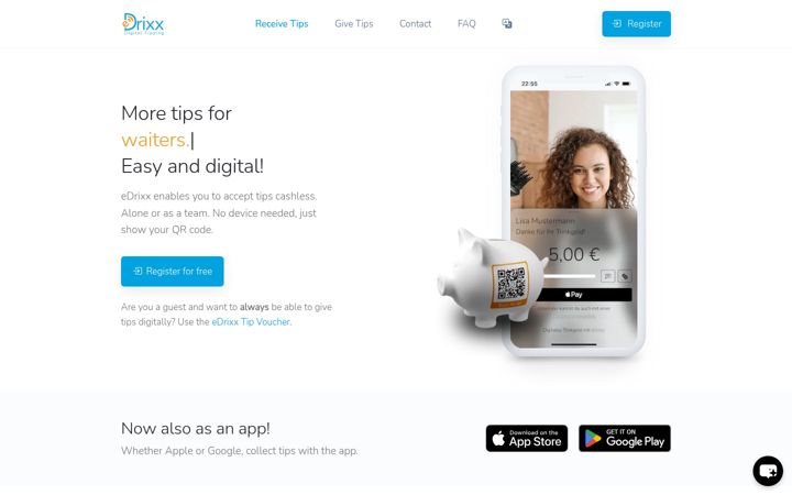 Screenshot of edrixx.com