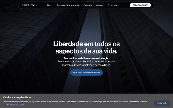 Screenshot of edroinvestimentos.com.br