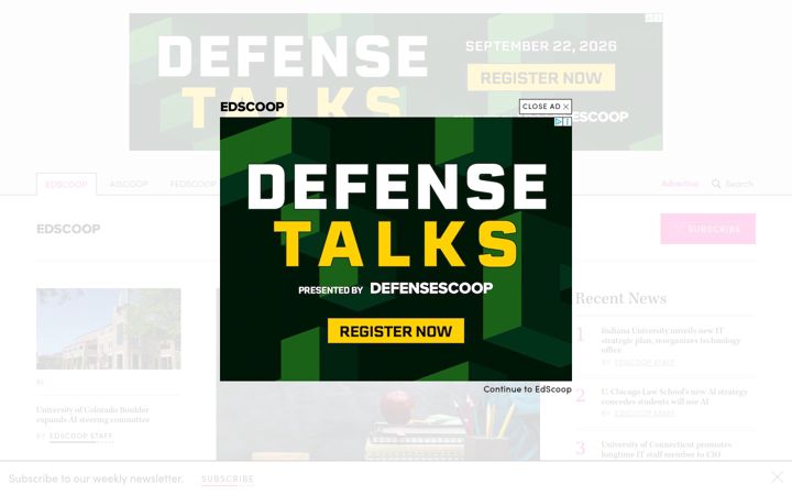 Screenshot of edscoop.com
