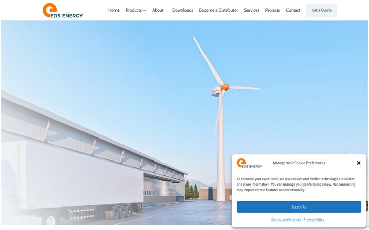 Screenshot of edsenergy.us