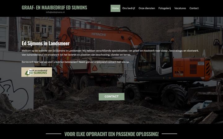 Screenshot of edsijmons.nl