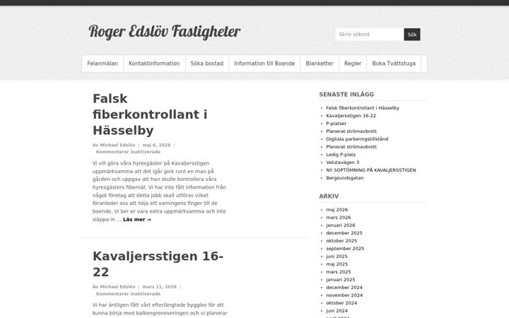 Screenshot of edslov.se