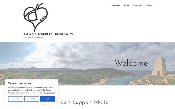 Screenshot of edsmalta.org