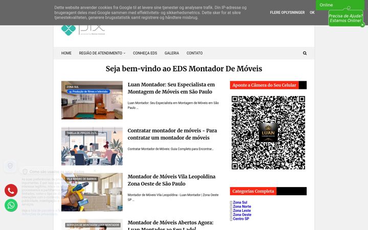 Screenshot of edsmontador.com.br