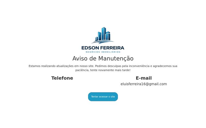 Skærmbillede af edsonferreiraimoveis.com.br
