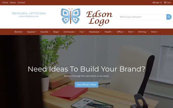 Screenshot of edsonlogo.net