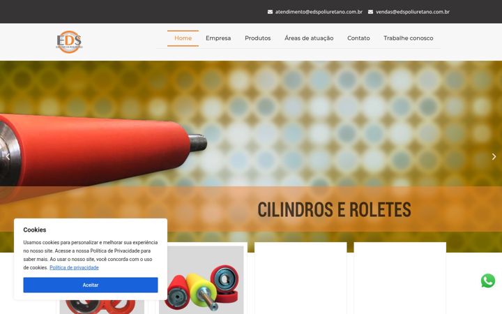 Screenshot of edspoliuretano.com.br