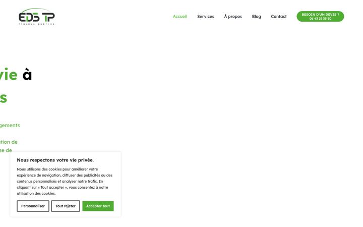 Screenshot of edstp.fr