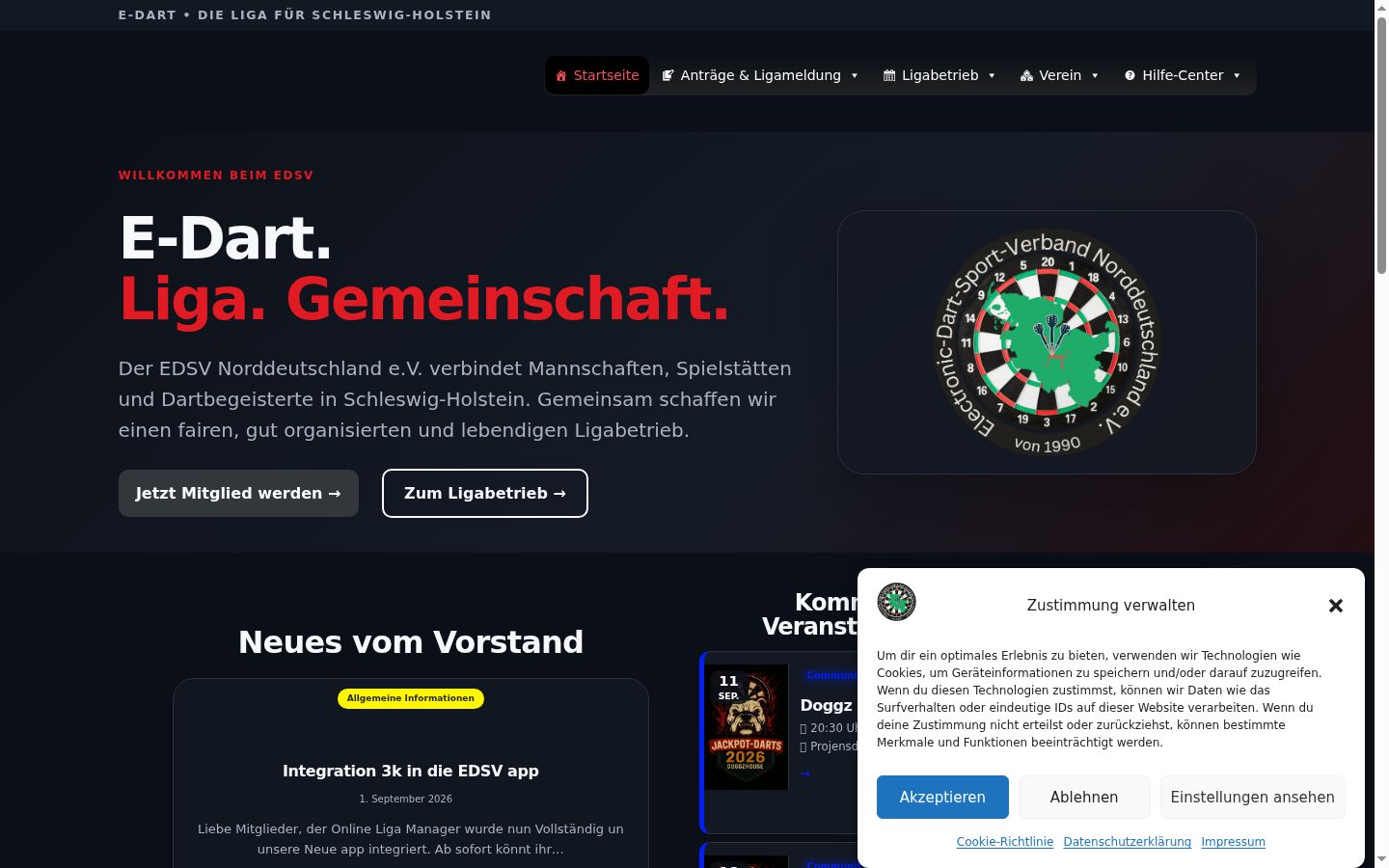 Screenshot tal-banner tal-kunsens muri qabel kwalunkwe interazzjoni