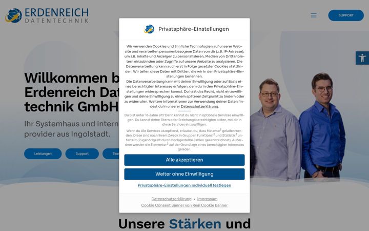 Screenshot of edt.de