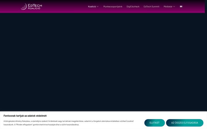 Skjermbilde av edtechkoalicio.hu