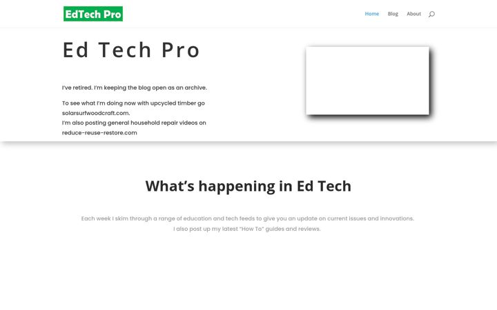 Posnetek zaslona edtechpro.com.au