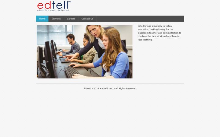 Screenshot of edtell.com