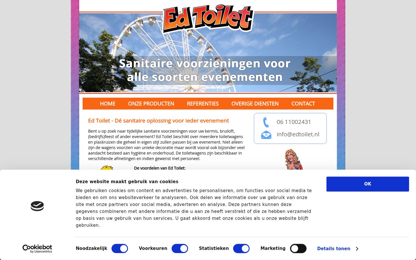 Screenshot tal-banner tal-kunsens muri qabel kwalunkwe interazzjoni