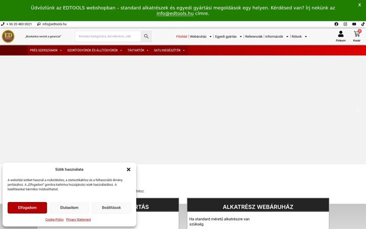 Skjermbilde av edtools.hu
