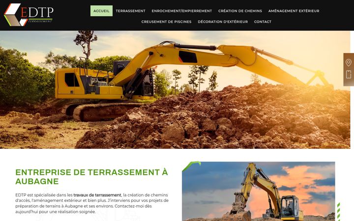 Screenshot of edtp-terrassement.fr