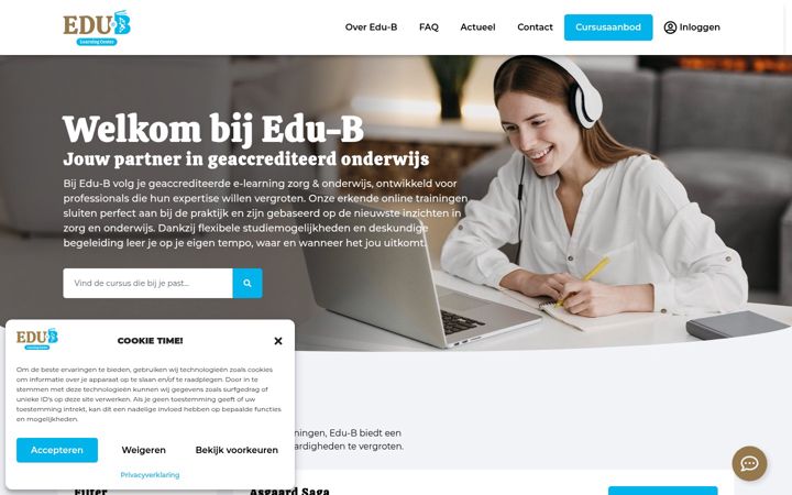 Skærmbillede af edu-b.nl