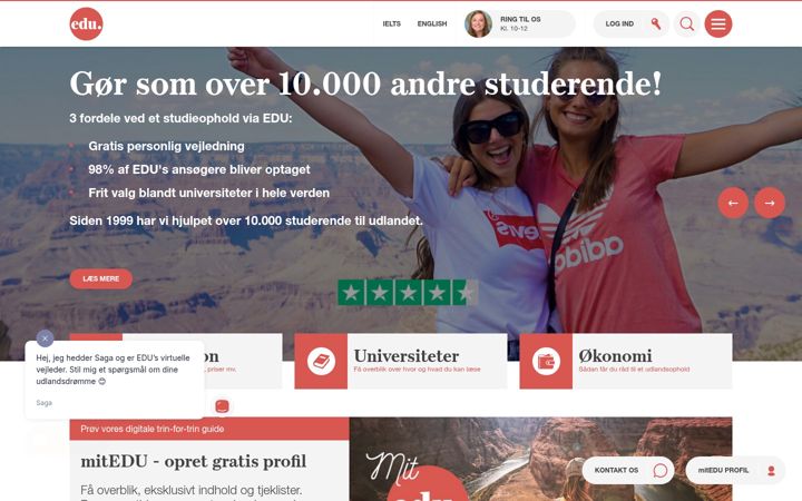 Zrzut ekranu edu-danmark.dk