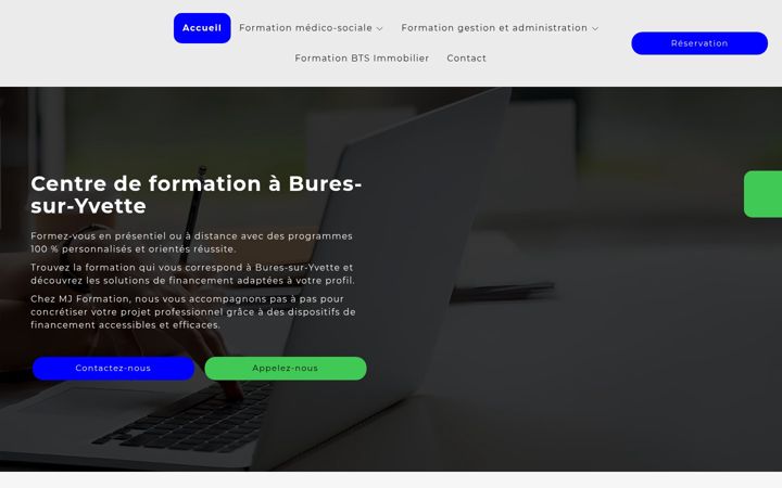Screenshot of edu-mjformation.com