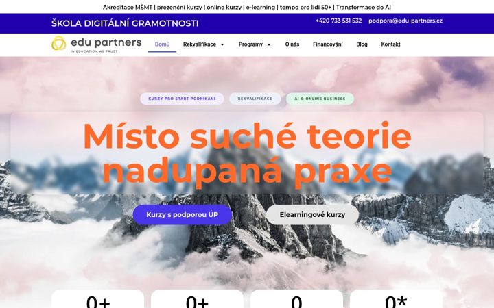 Screenshot van edu-partners.cz