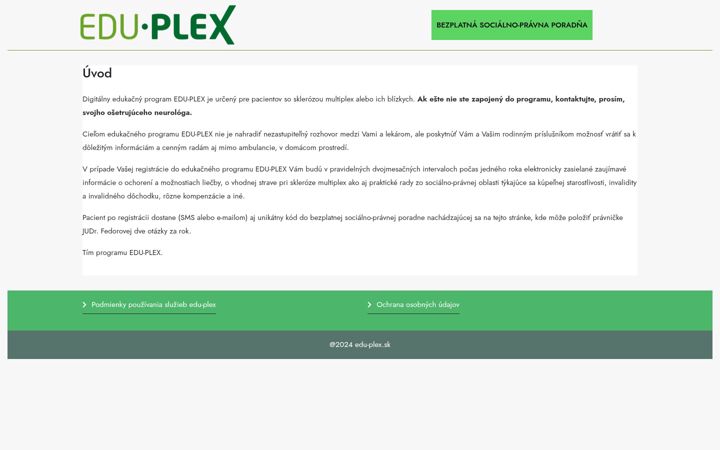 Screenshot of edu-plex.sk