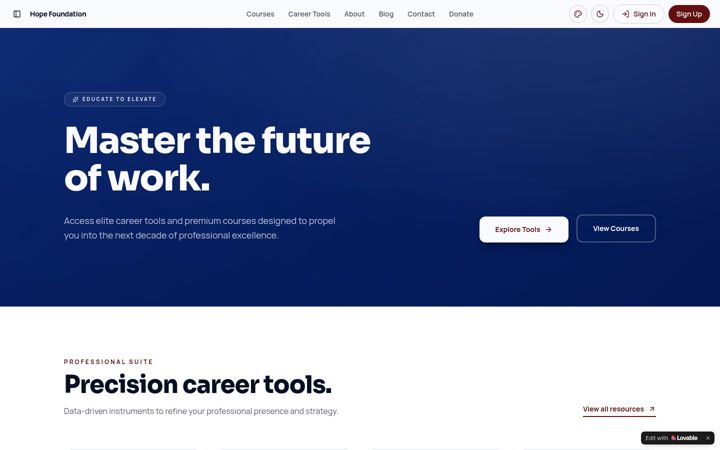 Screenshot of edu2elevate.org