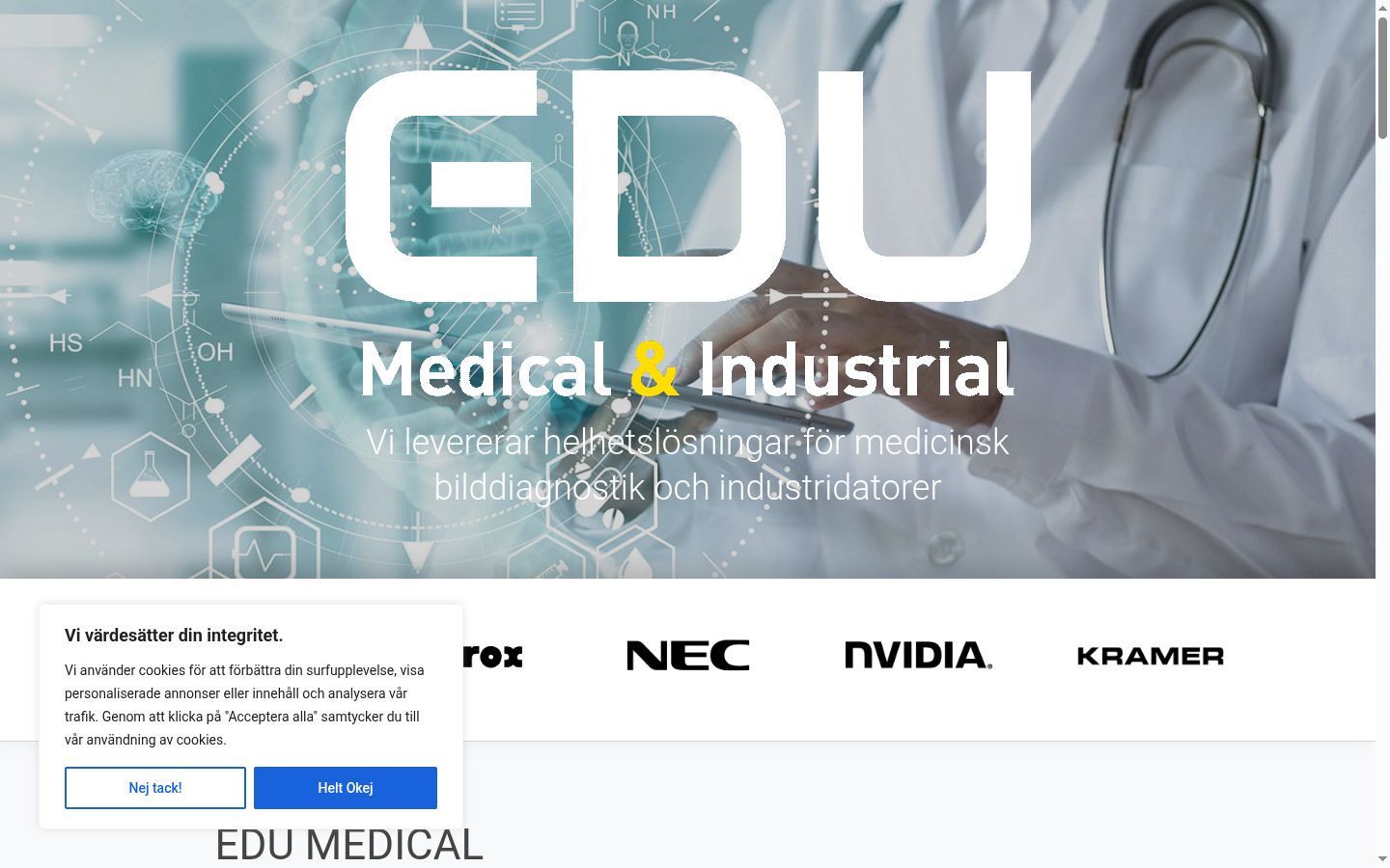 Sutikimo reklamjuostės, rodytos prieš bet kokią sąveiką, ekrano kopija