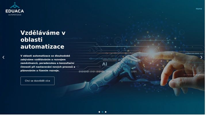Screenshot of eduaca.cz