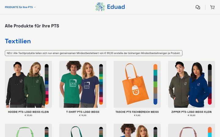 Screenshot of eduad.at
