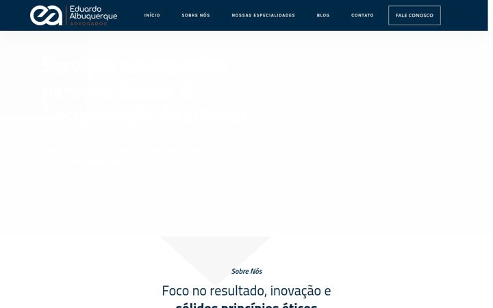 Screenshot of eduardoalbuquerque.adv.br