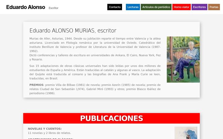 Ekrano kopija eduardoalonso.net
