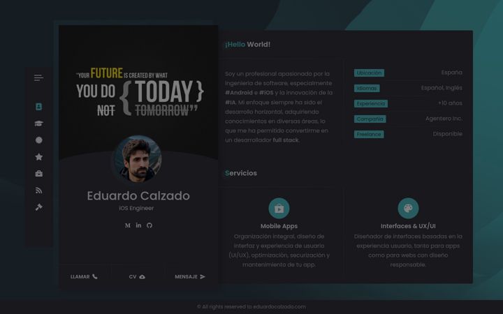 Screenshot of eduardocalzado.es