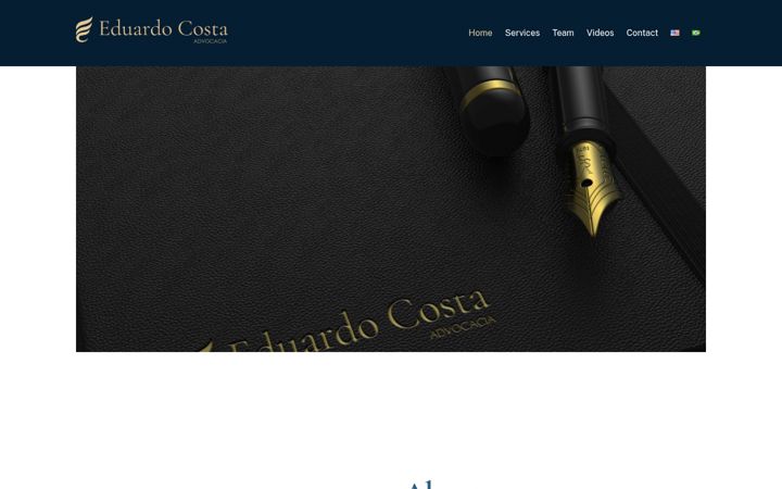 Screenshot of eduardocosta.adv.br