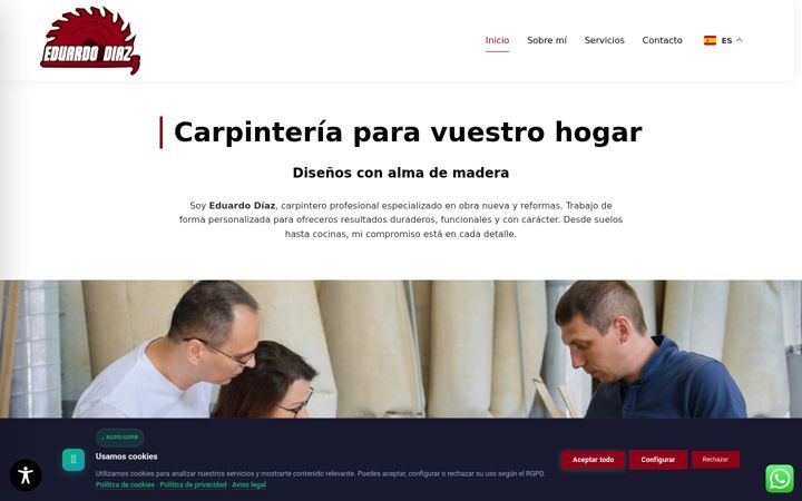Screenshot of eduardodiazlucas.com