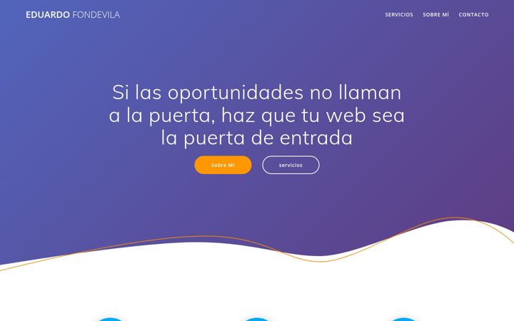 Screenshot of eduardofondevila.com